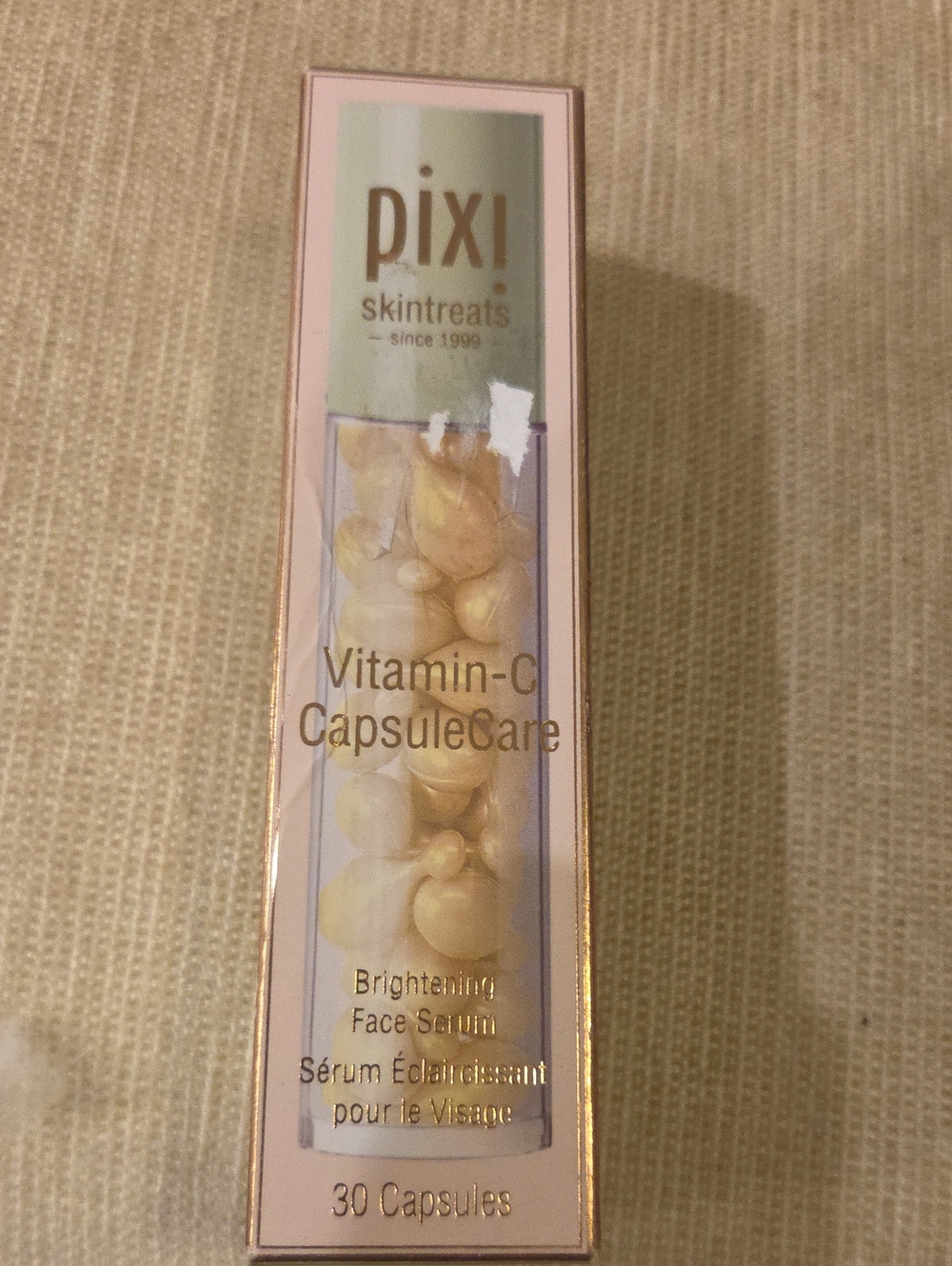 Pixi Vitamin-C CapsuleCare Brightening Serum - Cream & Gold Capsules